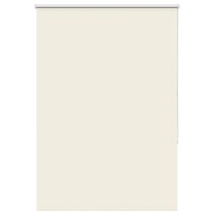 vidaXL Roller Blind Blackout Off White 100x130 cm Fabric Width 95.7 cm Polyester
