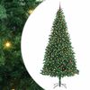 vidaXL Artificial Christmas Tree with 300 LEDs with Stand Green 300 cm