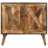 vidaXL Sideboard Solid Mango Wood 85x30x75 cm