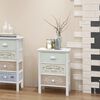 vidaXL French Storage Cabinet 3 Drawers Wood