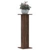 vidaXL Plant Stands 2 pcs Brown Oak 30x30x95 cm Engineered Wood