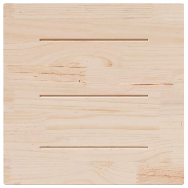 vidaXL Table Top 80x80x2.5 cm Solid Wood Pine Square
