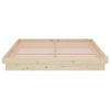 vidaXL Bed Frame without Mattress Solid Wood 160x200 cm