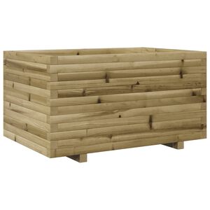 vidaXL Garden Planter 90x60x49.5 cm Impregnated Wood Pine