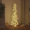 vidaXL Christmas Tree with 100 LEDs Warm White 120 cm PET