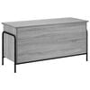 vidaXL Storage Box Grey Sonoma 100 x 40 x 49.5 cm Engineered Wood