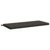vidaXL Bench Cushion SOEST 100% Polyester Anthracite 120 x 50 x 5 cm