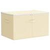 vidaXL Storage Box Non-woven fabric 55 x 35 x 32 cm 61.6 L Cream