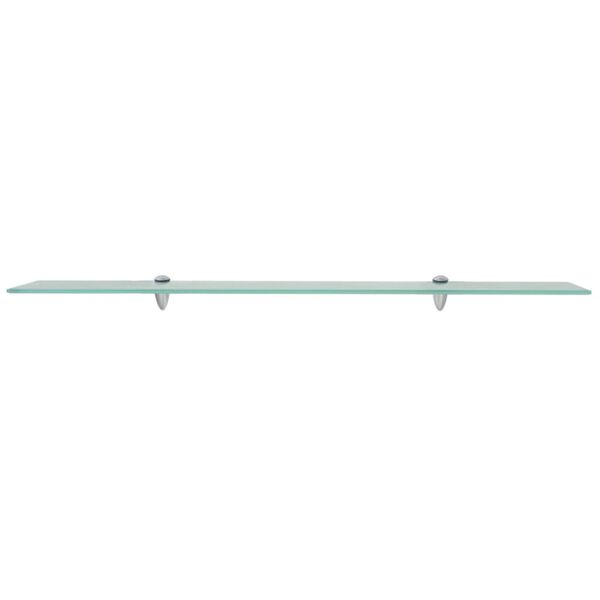vidaXL Floating Shelves 2 pcs Glass 100x10 cm 8 mm