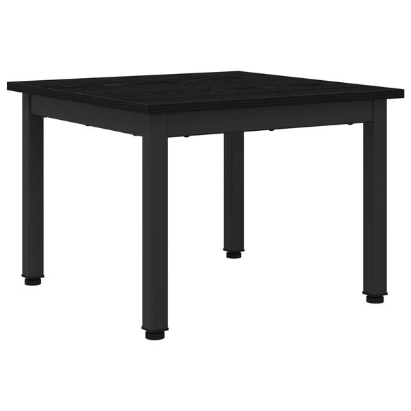 vidaXL Coffee Table Black Oak 50 x 50 x 36 cm Engineered Wood