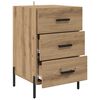 vidaXL Bedside Cabinet Artisan Oak 40 x 40 x 66 cm Engineered Wood
