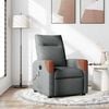 vidaXL Massage Recliner Chair Dark grey 69 x 86 x 100 cm Fabric