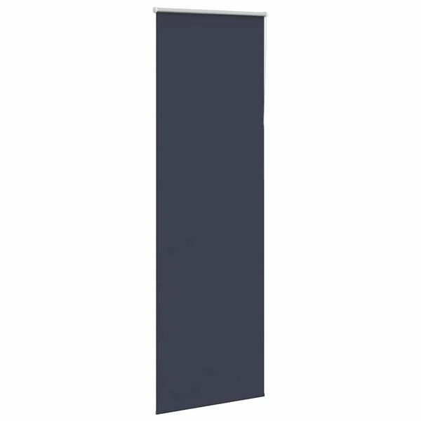 vidaXL Roller Blind Blackout Marine 65x210 cm Fabric Width 60.7 cm Polyester