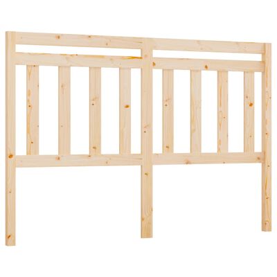 vidaXL Bed Headboard 140x4x100 cm Solid Wood Pine
