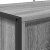 vidaXL Shoe Cabinet Grey Sonoma 79 x 36 x 100 cm Engineered Wood