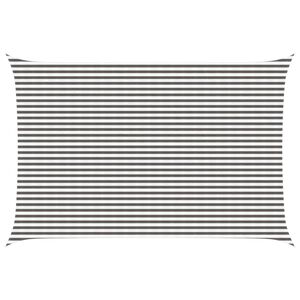 vidaXL Sunshade Sail 4 x 5 m HDPE Rectangular Light Grey and White