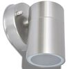 vidaXL Outdoor Wall Lights 2 pcs Stainless Steel Downwards
