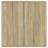 vidaXL Sideboards 2 pcs Sonoma Oak 79x38x80 cm Engineered Wood