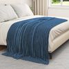 vidaXL Throw Blankets 6 pcs Navy Blue 200 x 150 cm Fleece