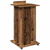 vidaXL Podium with Drawer Old Wood 55 x 55 x 107 cm Engineered Wood
