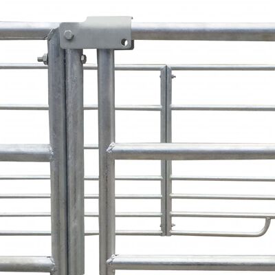 4-Panel Sheep Pen Galvanised Steel 183 x 183 x 92 cm