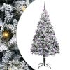 vidaXL Artificial Christmas Tree White 210 cm
