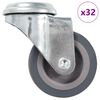 vidaXL 32 pcs Bolt Hole Swivel Casters 50 mm