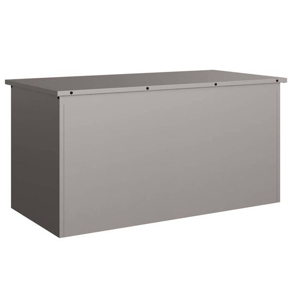 vidaXL Outdoor Storage Box Rusty 100 x 50.5 x 50 cm Steel