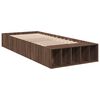 vidaXL Bed Frame without Mattress Brown Oak 90x200 cm