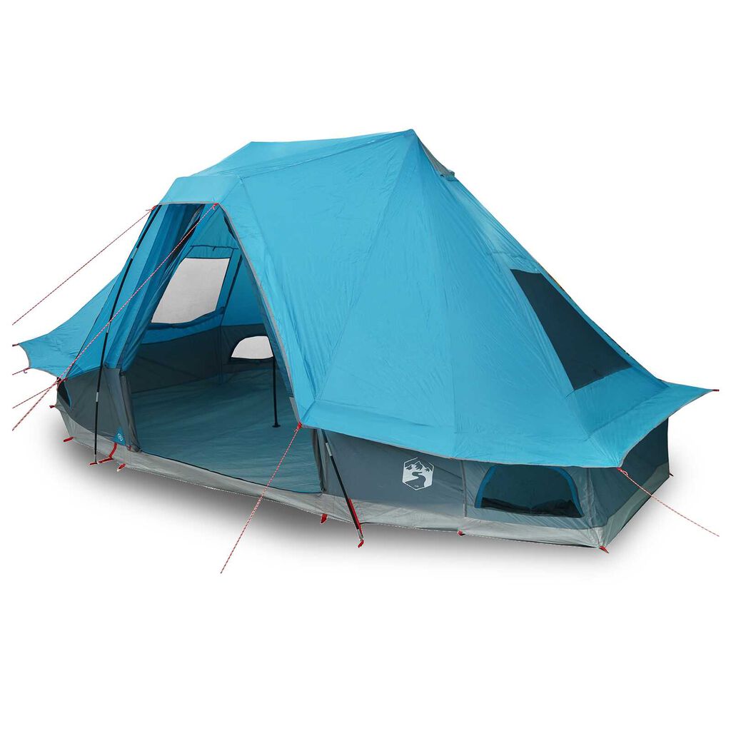 vidaXL Family Tent Tipi Blue 6-Person Waterproof