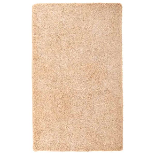 vidaXL Shaggy Rug High Pile NAVARRA Beige 80x150 cm Polyester