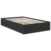 vidaXL Bed Frame with Drawer Black 120 x 200 cm Engineer Wood