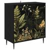 vidaXL Sideboard RHENEN Black Oak 69 x 33 x 76 cm Engineered Wood