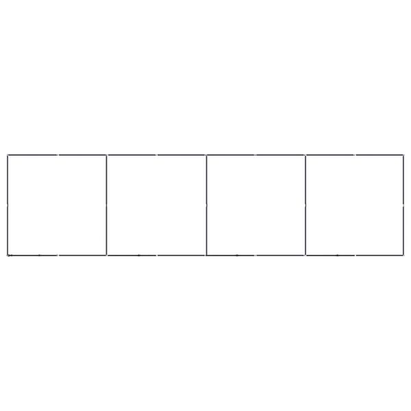 vidaXL Outdoor Dog Kennel Steel 14.75 m&sup2;