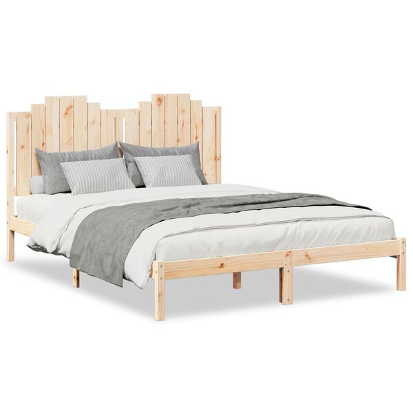 vidaXL Extra Long Bed Frame without Mattress&nbsp;140x220 cm Solid Wood