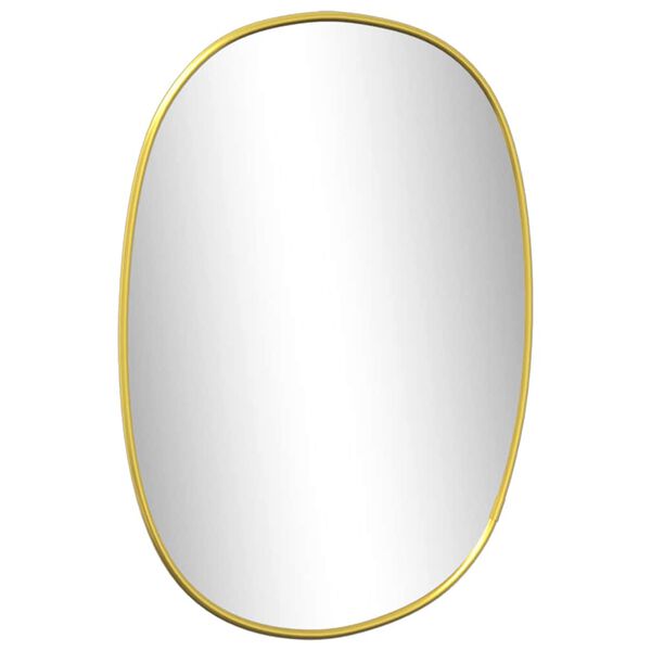 vidaXL Wall Mirror Gold 30x25 cm