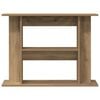 vidaXL Aquarium Stand Artisan Oak 80x35x60 cm Engineered Wood