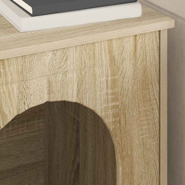 vidaXL Cat House Sonoma 53 x 52 x 62 cm Engineered Wood