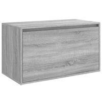 vidaXL Hall Bench 80x40x45 cm Grey Sonoma Engineered Wood