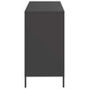vidaXL Sideboard Black 101.5x39x73.5 cm Cold-rolled Steel