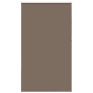vidaXL Roller Blind Blackout Coffee 140x230 cm Fabric Width 136.6 cm Polyester