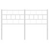 vidaXL Metal Replace Headboard White 150 cm