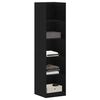 vidaXL Wardrobe Black oak 50 x 50 x 200 cm Engineered wood