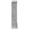 vidaXL Fireplace Surround Concrete Grey 75x20x87.5 cm Engineered Wood