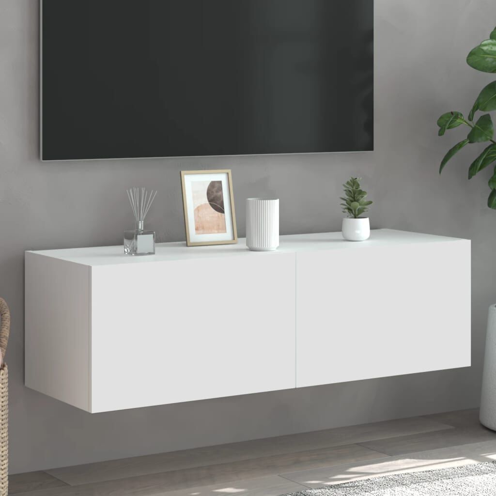 White hot sale floating cabinet