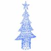 vidaXL Christmas Tree 240 LEDs Blue 180 cm Acrylic