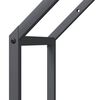 vidaXL Firewood Rack Anthracite 40x25x60 cm Cold-rolled steel