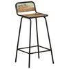 vidaXL Bar Chairs 2 pcs Solid Reclaimed Wood