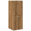 vidaXL Bathroom Hanging Cabinet Artisan Oak 30x30x80 cm Engineered Wood