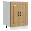 vidaXL Sink Base Cabinet Kalmar Artisan Oak 60x46x81.5 cm Engineered Wood